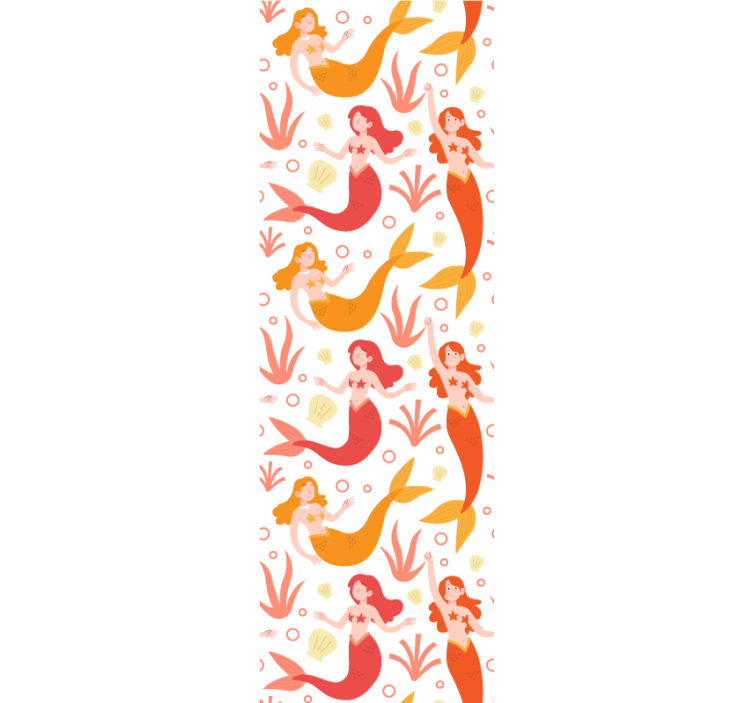 Myyttiset meritanssijat perhostapetti - Tenstickers