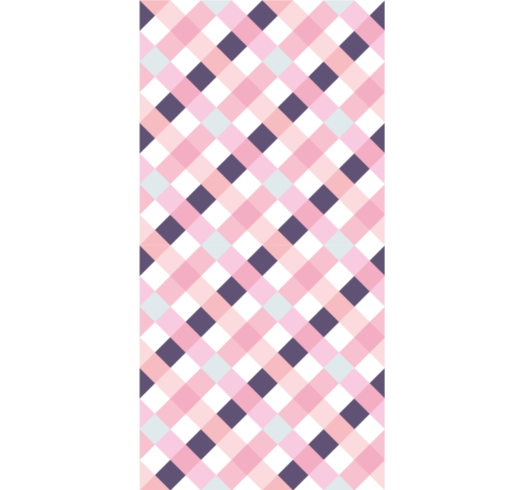 Pastelli argyle kuvio geometrinen tapetti - Tenstickers