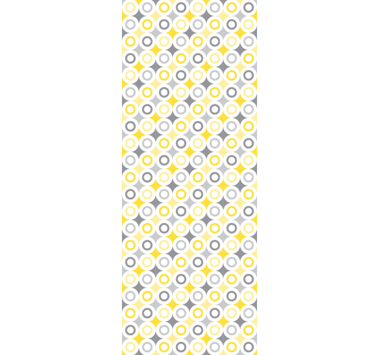 Pyöreä kuvio ympyrät tapetti - Tenstickers