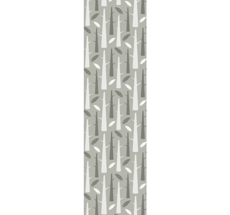 Pohjoismaisen tyylin harmaat oksat luonto tapetit - Tenstickers