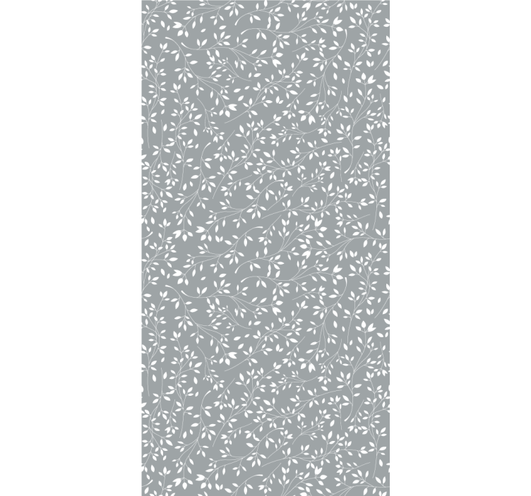 Kasvit piirtävät luontokuviota olohuone tapetit - Tenstickers