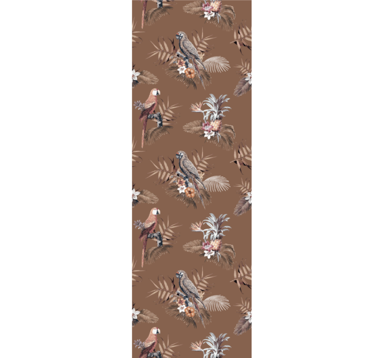 Trooppinen lintu-aihe lintu tapetti - Tenstickers