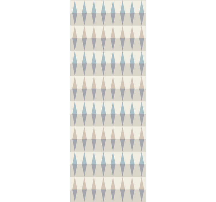 Tyylitelty timanttikuvio geometrinen tapetti - Tenstickers