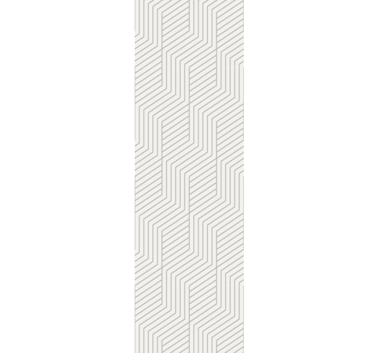 Lineaarinen labyrinttikuvio geometrinen tapetti - Tenstickers