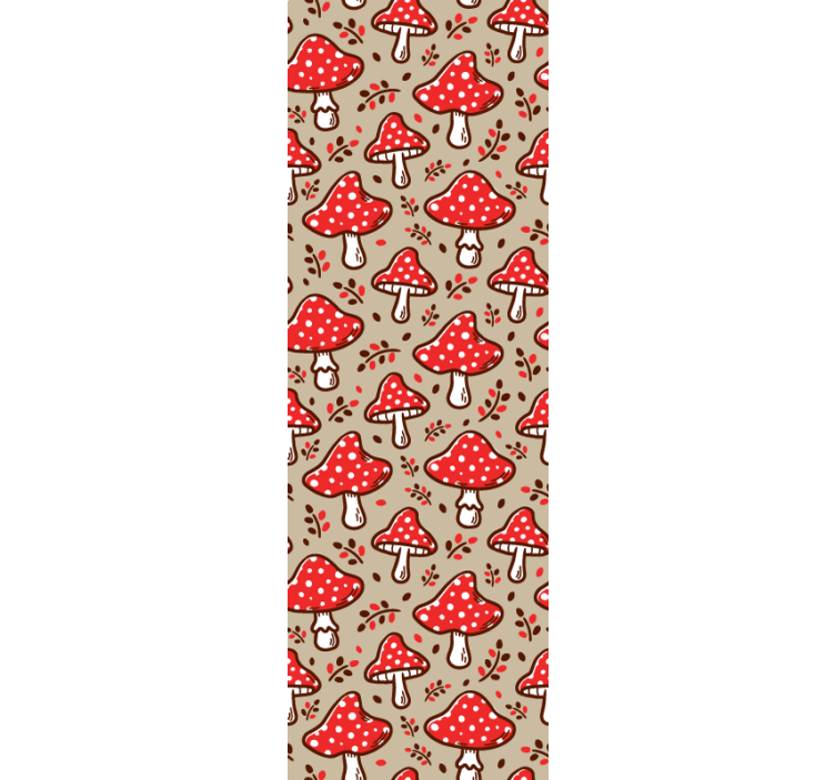Sieni kuvio taide tapetti - Tenstickers