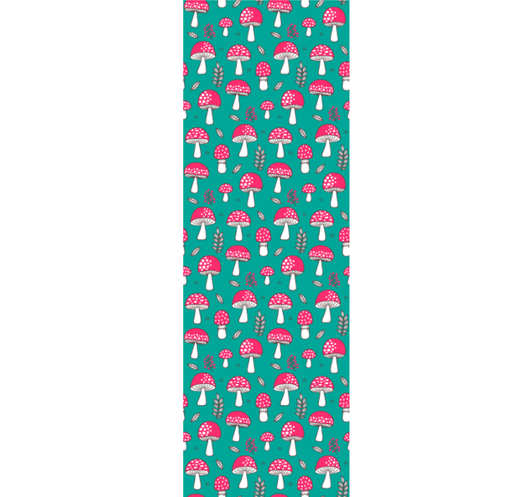 Metsäsienien kuvio luonto tapetti - Tenstickers