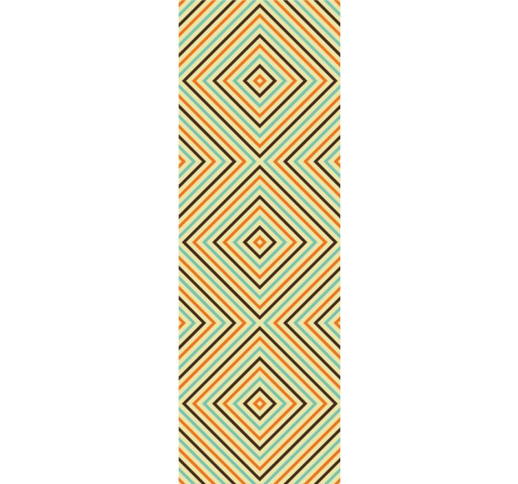 Geometrinen rombi geometrinen tapetti - Tenstickers