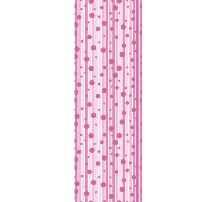 Raidallinen pistekuvio ympyrät tapetti - Tenstickers