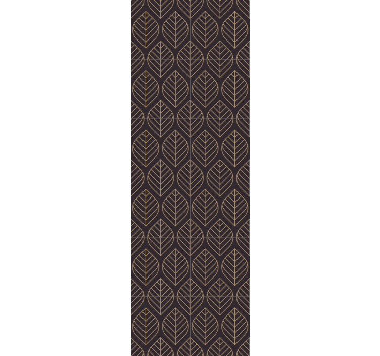 Syksyn lehdet tyylikäs muotoilu modernit tapetit - Tenstickers