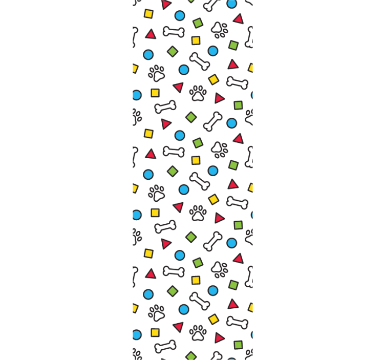 Leikkisät lemmikkiaiheet koira tapetti - Tenstickers