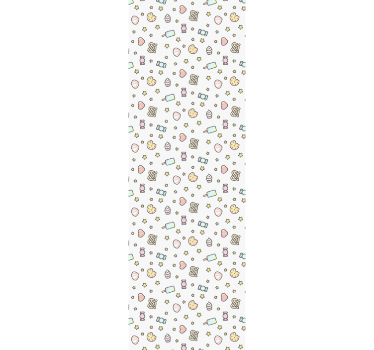 Makeisten inspiroima kuvio vauvanhuoneen tapetti - Tenstickers