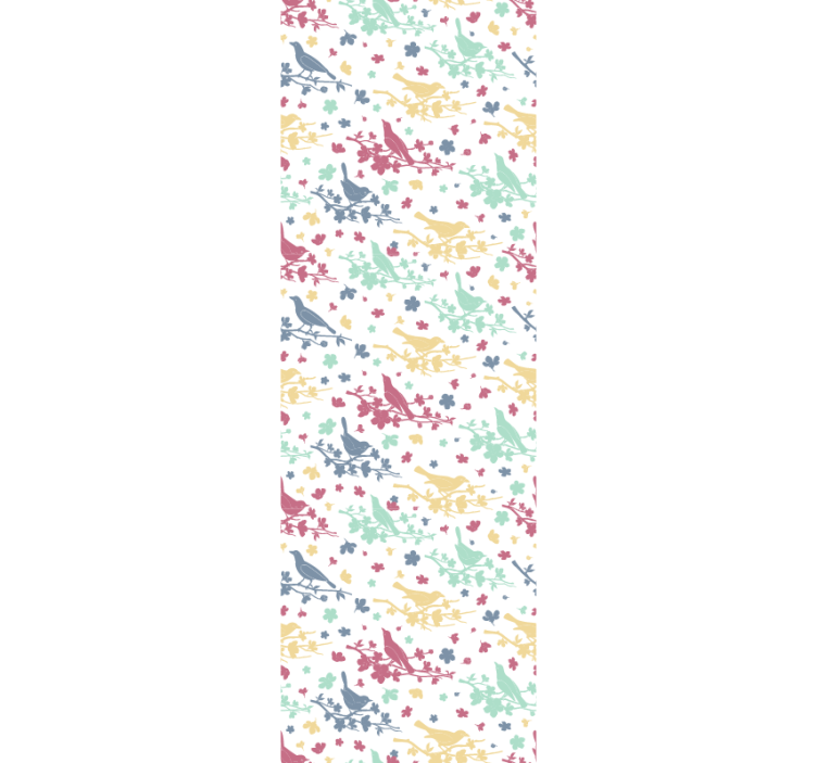 Lintukuvio motiivi lintu tapetti - Tenstickers