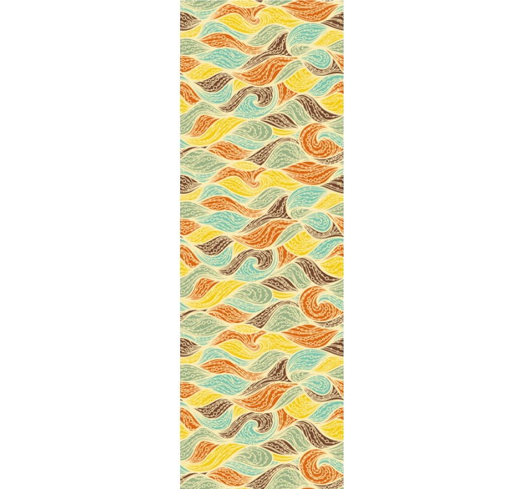 Pyöriviä aiheita abstrakti tapetti - Tenstickers