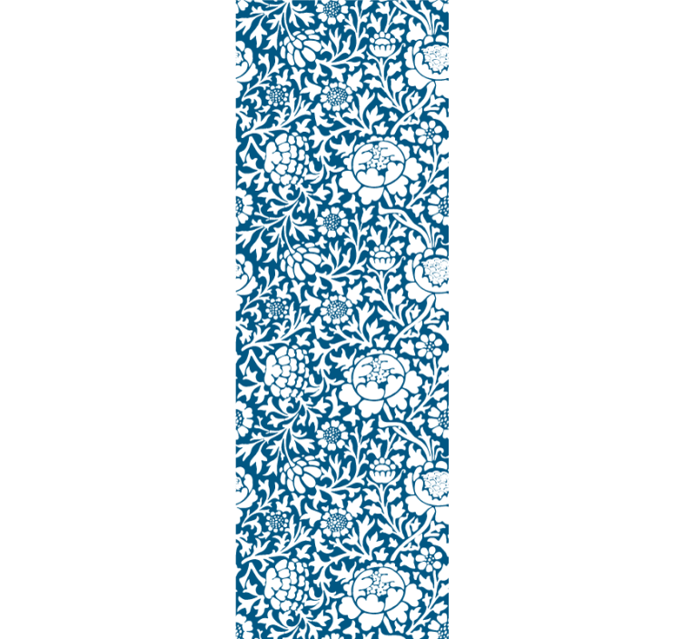 Kukkainen eleganssi-aihe kukkatapetti - Tenstickers