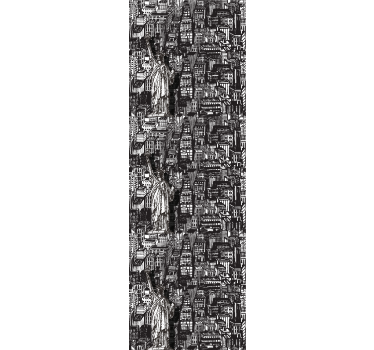 Kollaasi vapauden asemaa varten new york tapetti - Tenstickers