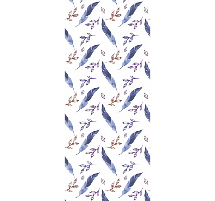 Kukka diagonaalinen kuvio kukkatapetti - Tenstickers