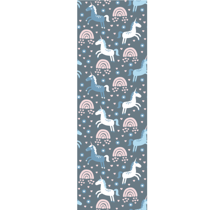 Kirahvi sateenkaari-aihe eläintapetti - Tenstickers