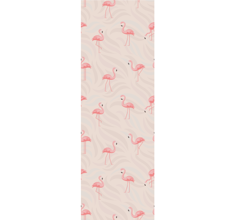 Flamingo-yhtye eläintapetti - Tenstickers