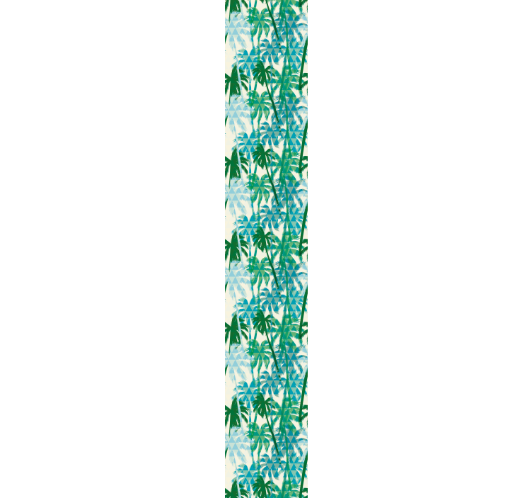 Trooppisia geometrisia kuvioita Viidakkotapetti - Tenstickers