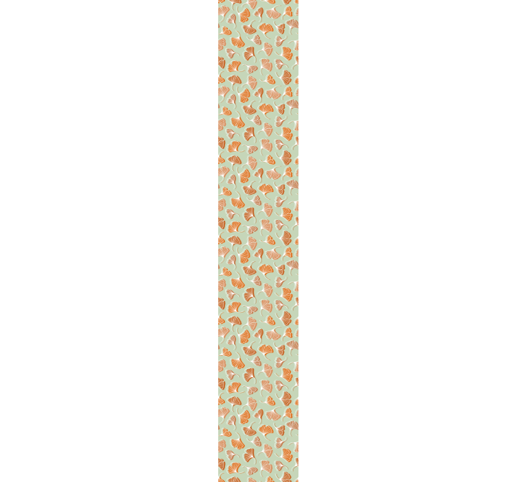 Gingko lehtikuvio lehti tapetti - Tenstickers
