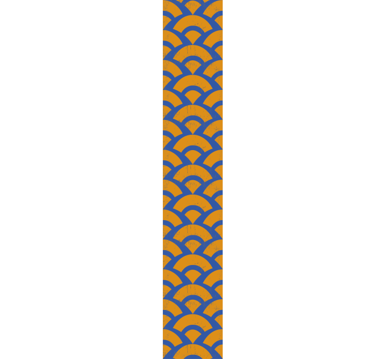 Geometrinen kaarikuvio geometrinen tapetti - Tenstickers