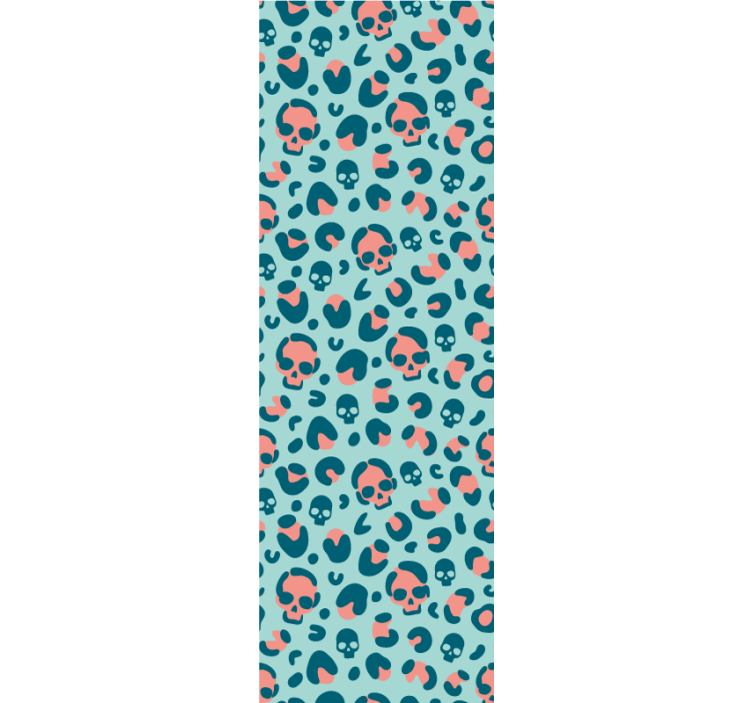 Kallojen kuvio halloween tapetti - Tenstickers