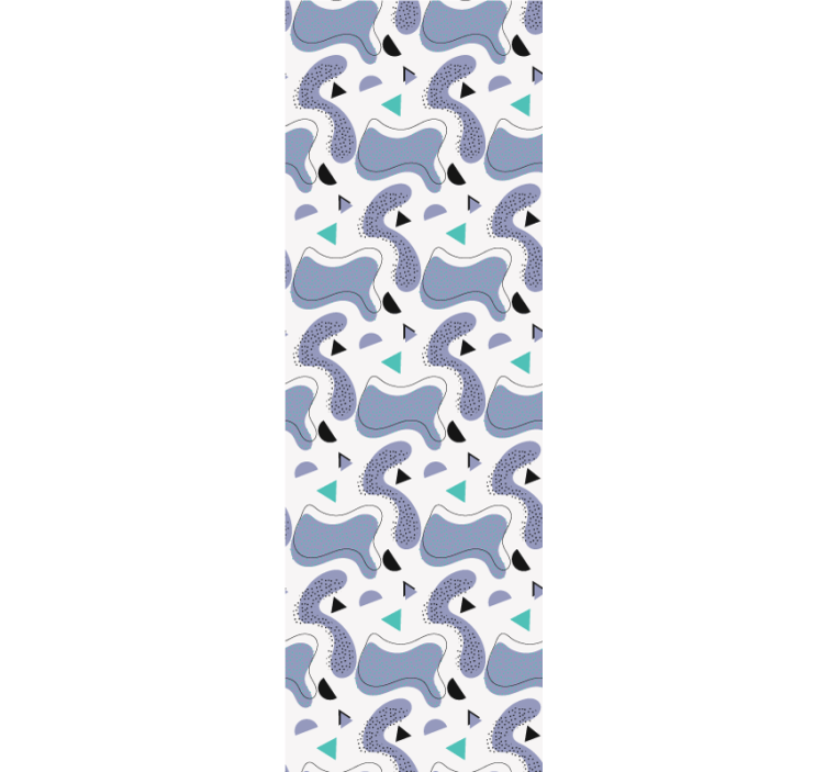 Abstraktien muotojen kokonaisuus abstrakti tapetti - Tenstickers