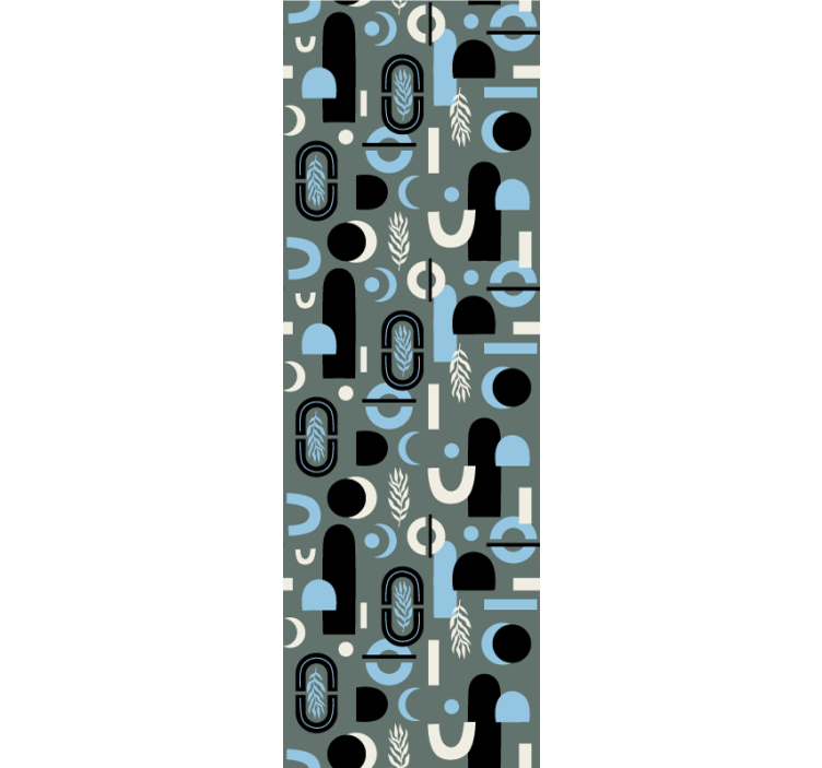 Geometristen muotojen kollaasi moderni tapetti - Tenstickers