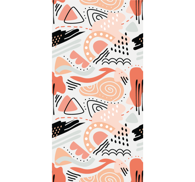 Abstrakteja muotoja abstrakti tapetti - Tenstickers