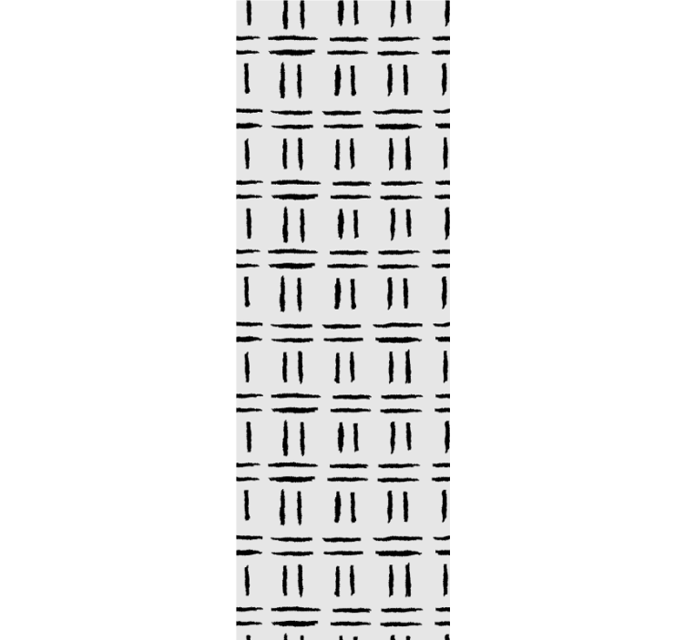 Geometrinen viivakokoonpano Pohjoismainen tapetti - Tenstickers