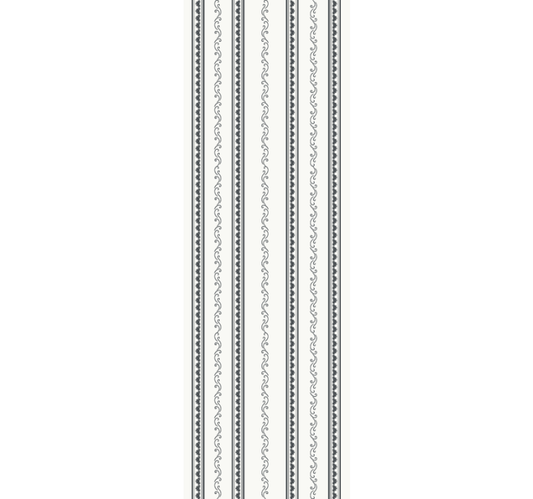 Tyylikäs raidallinen kuvio raitatapetti - Tenstickers