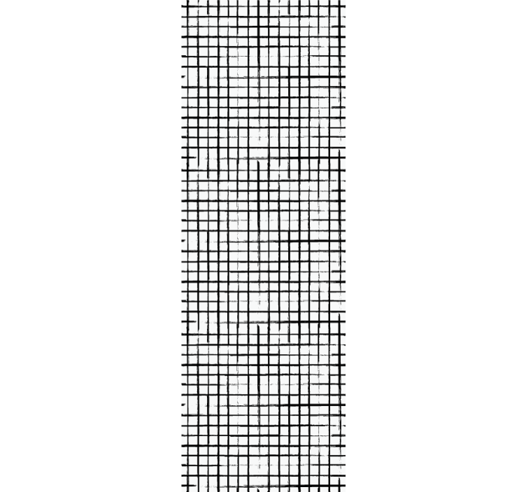 Moderni kuvioruudukkomuste olohuone tapetit - Tenstickers