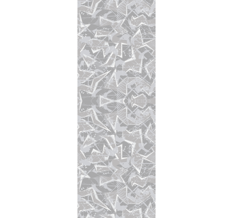 Harmaa 80-luvun hieno grafiikka vintage tapetti - Tenstickers