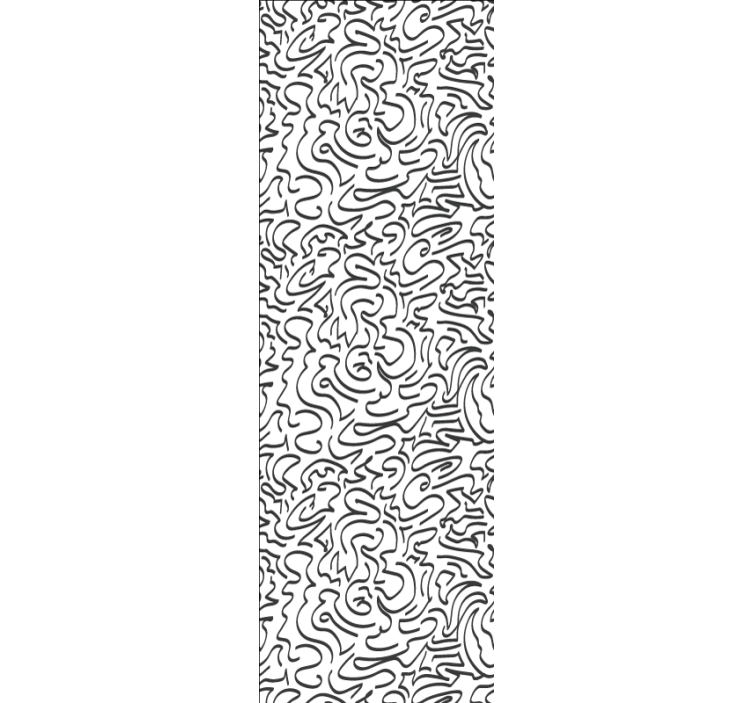 Kiemurteleva kuvio abstrakti tapetti - Tenstickers