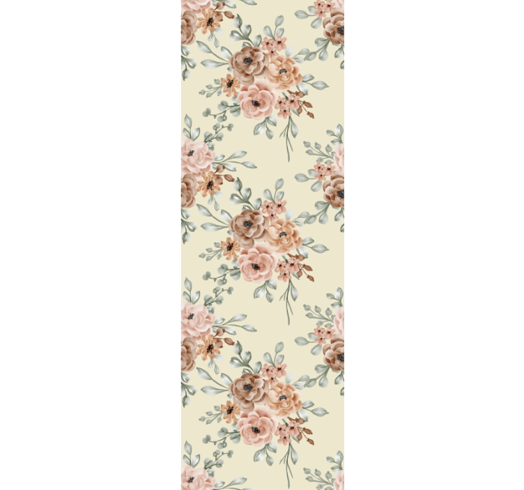 Kasvitieteellinen koostumus olohuone tapetti - Tenstickers