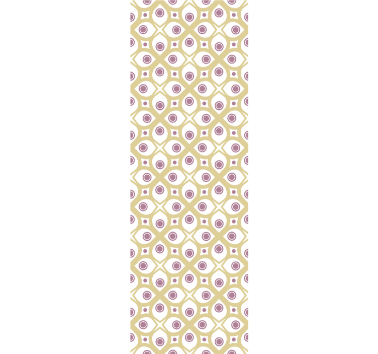 Perinteinen kirkas 80 -luvun kuvio olohuone tapetit - Tenstickers