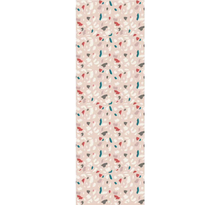 Abstrakti beige terrazzo efekti tapetti - Tenstickers