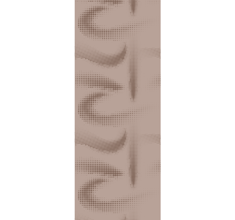 Hiekkavaikutteisia kuviollisia aaltoja efekti tapetti - Tenstickers