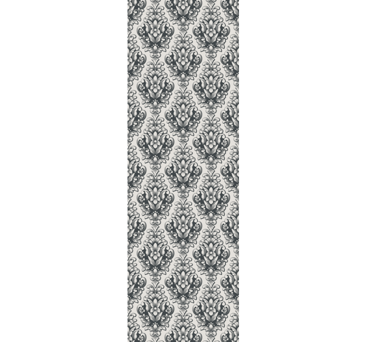 Ruusunpunainen barokkitapetti - Tenstickers