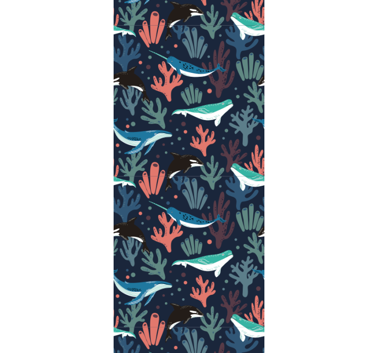 Vedenalainen kohtaus kala tapetti - Tenstickers