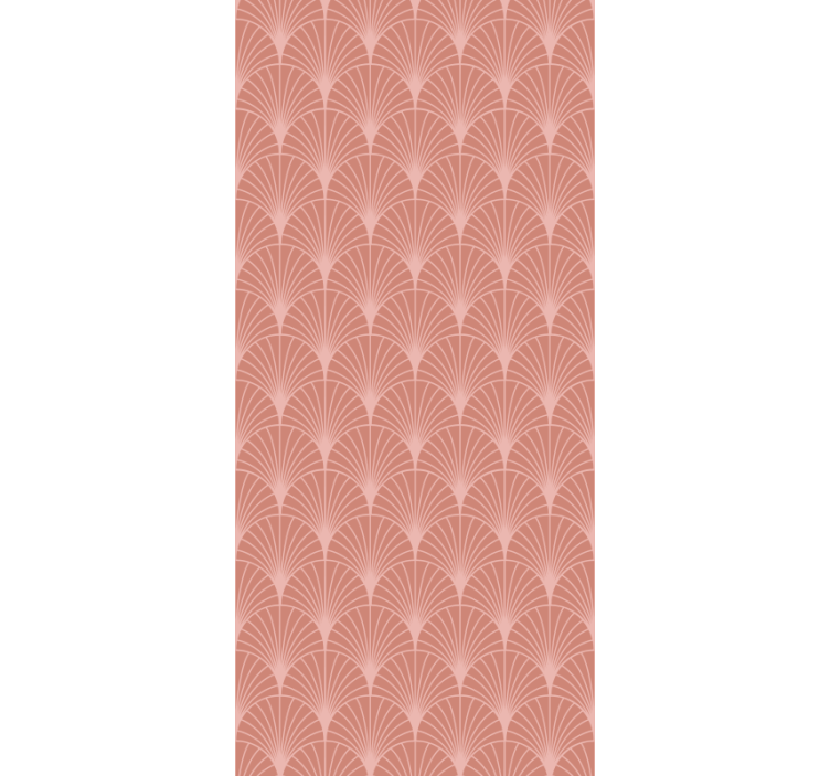 Ruusukulta palmujen taidekoristekuvio Muu vintage tapetti - Tenstickers