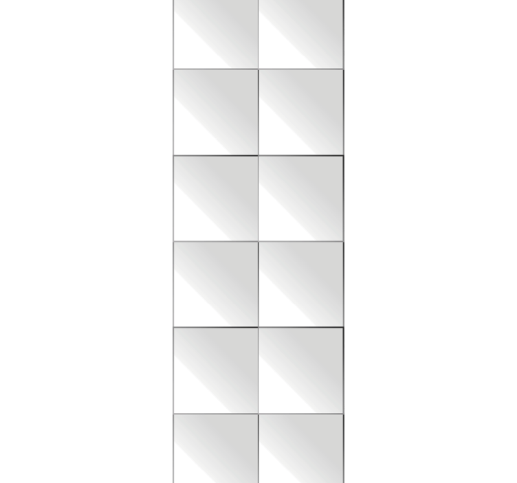 Puhdas yksinkertainen kuvio laattatapetti - Tenstickers