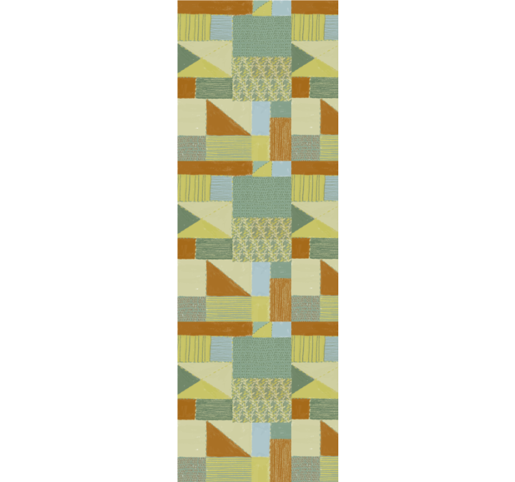 Tilkkutäkki värikäs kolmion geometrinen muotoilu kolmiokuvioinen  - Tenstickers