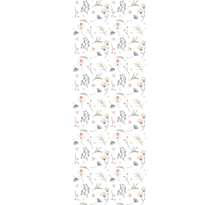 Herkkä kukka-asetelma kukkatapetti - Tenstickers