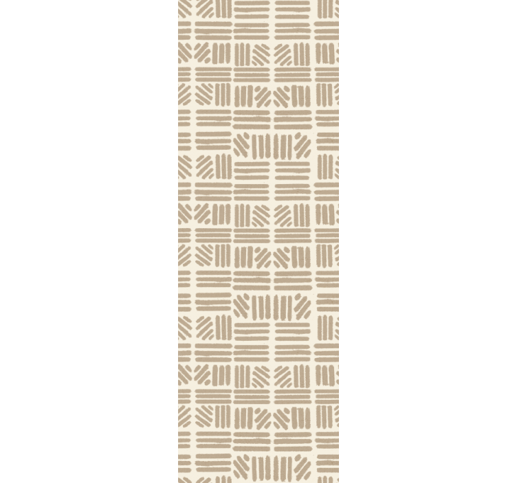 Käsintehdyt vaakasuorat raidat vaakaraita tapetti - Tenstickers