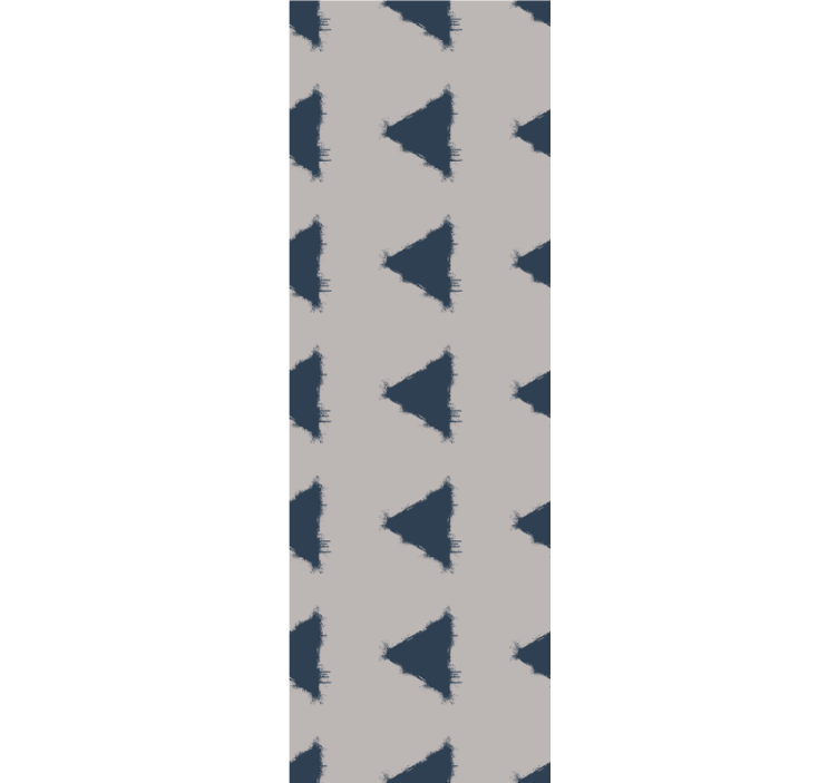 Moderni geometrinen printti kolmiokuvioinen tapetti - Tenstickers