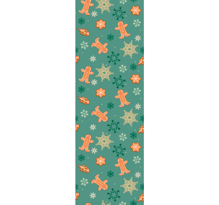Piparkakkuloman teema joulutapetti - Tenstickers