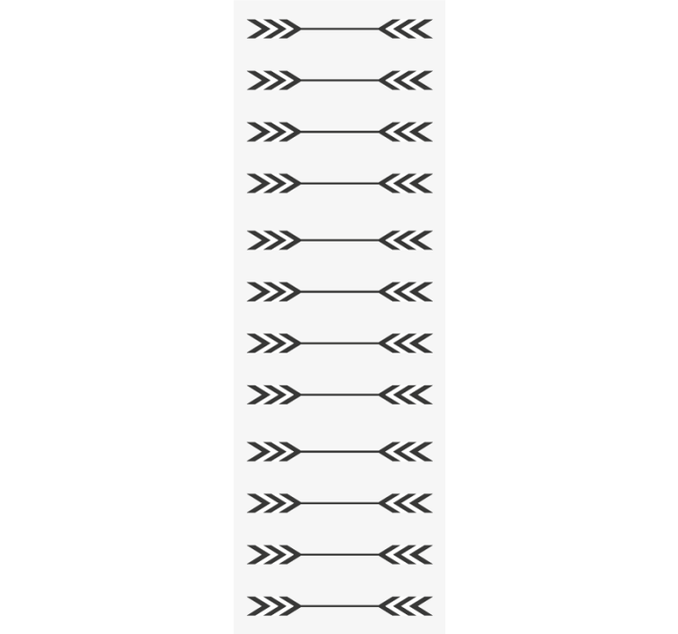 Minimalistisia nuolikuvioita muokattava tapetti - Tenstickers