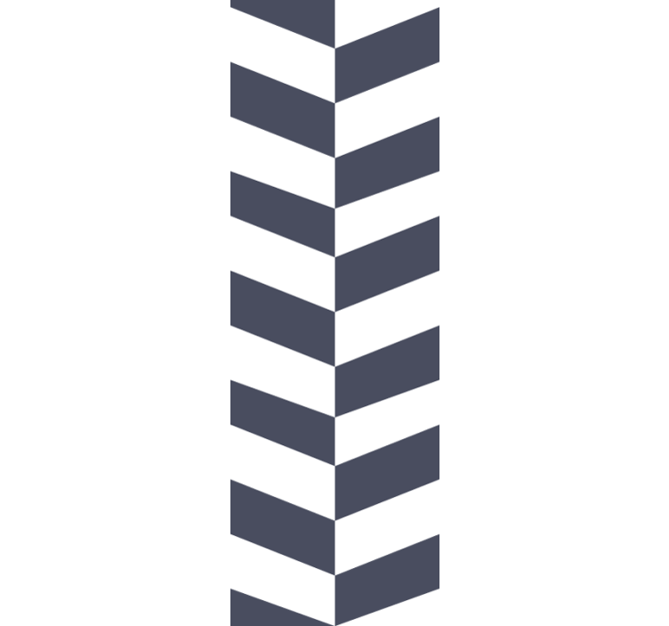 Chevron-nuolen muotoja geometrinen tapetti - Tenstickers