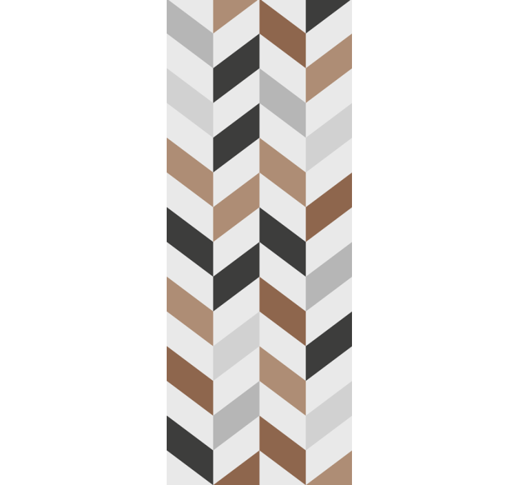 Abstrakti chevron-aihe tapetti teinin huoneeseen - Tenstickers